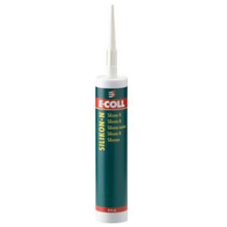 E-COLL siliconen-N - patroon 310 ml - verschillende kleuren - VE 12 stuks - prijs per VE