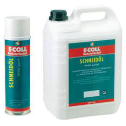 Skæreolie / skæreolie spray - 5 l / 0,4 l - E-COLL - VE 4 og 12 stk - pris pr VE