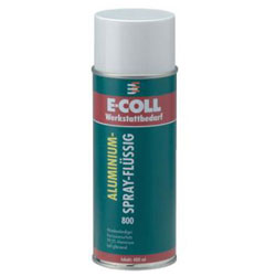 E-COLL Aluminiumspray 800 -  Gemaakt van 99,5 % zuiver aluminium - 400 ml - VE 12 stuks - Prijs per VE