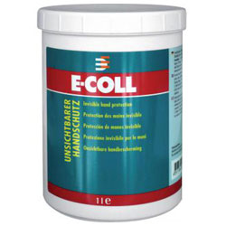 E-COLL Niewidoczna ochrona dłoni - 250 ml i 1 l - PU 1 i 25 sztuk - Cena za PU