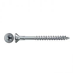 Spanplattenschraube FPF-HH ZPP - Gewinde Ø 4,5 mm - Kreuzschlitz PZ - Teilgewinde - VE 300/500 Stück
