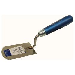 Mestolo per secchio - Scollo a S - acciaio inossidabile - lunghezza lama 100 mm - manico in legno massiccio
