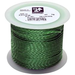 Cordón de albañilería en dispensador de plástico - Polipropileno N85 - Longitud 100 m - Espesor 2,0 mm - Verde