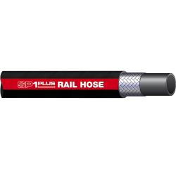 Flettet slange SP1plus RAIL HOSE - gummi - DN 6 til 25 - udvendigt Ø 12,1 til 33,2 mm - PN op til 290 - pris pr. Meter