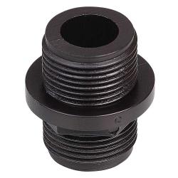 Schroefdraadadapter 3/4" - cilindrisch G 3/4" buiten - PP - zwart
