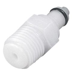 Acoplamiento CPC - NW 3,2 mm - POM - partes macho - con y sin válvula - boquilla para manguera con rosca macho - varias versiones