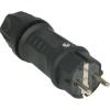 SIROX® XL massief rubberen stekker - dubbel aardingssysteem - nominale spanning 250 V - nominale stroom 16 A - beschermingsklasse IP 44 - diverse kleuren