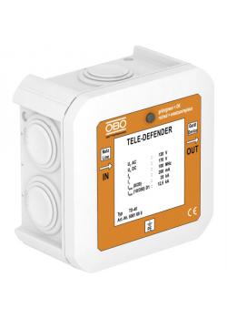 Feinschutzgerät für Telekommunikationssysteme - Schutzart IP 54 - Restspannung < 120 V / 170 V - Nennableitspannung (10/350 ms) 5 kA