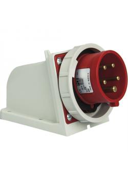 SIROX® CEE wtyczka urządzenia wall - 5-biegunowe - Napięcie 400V - prąd znamionowy 16 i 32 A - ochrony IP 67 - czerwona