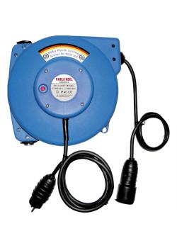 Kabelrulle - vægholder 180° drejelig - H07RN-F 3 G x 1,5 eller 2,5 mm²