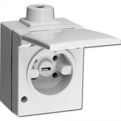 Perilex AP-FR-Steckdose - 3-polig - Nennspannung 230 / 400 V