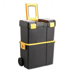 Gereedschapskist McPlus Mobile P 24 - verrijdbare 2-in-1 gereedschapskist - buitenafmetingen (B x D x H) 460 x 290 x 675 mm