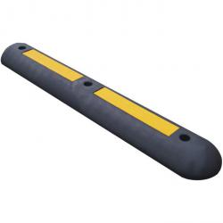 Leitschwelle "Gummi" - Länge 1000 mm - Höhe 60 mm - Material PVC - Farbe schwarz/gelb