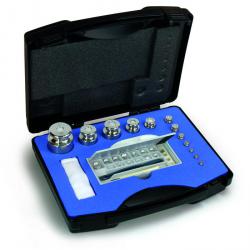 Painosarja M 1 - 9 testipainoa - 1 g - 500 g - ruostumaton teräs