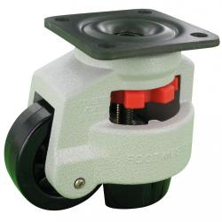Rolka blokująca - kółko poliamidowe - łożysko ślizgowe - Ř koła 63 mm - wysokość max. 123 mm - nośność 500 kg