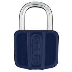 Hänglås - Abus modell 16 - säkerhetsnivå 1 - bredd 25 mm - höjd 38 mm - bygeltjocklek 3,5 mm - blå
