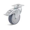 Roulette pivotante très résistante - roue en thermoplastique - Ø de la roue 80 à 150 mm - hauteur totale 111 à 185 mm - capacité de charge 80 à 100 kg