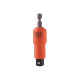 Adaptador aislante - accionamiento hexagonal 1/4" - accionamiento cuadrado - 3/8" - para tensión máx. 1000 V AC / 1500 V DC