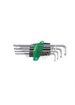 Juego de llaves de pivote (13 piezas) - TORX® - Plata titanio - Serie 366 SZ13 TS