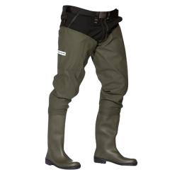 Waders - Ocean Waders - høj slidstyrke - størrelse 37-49 - mørk oliven