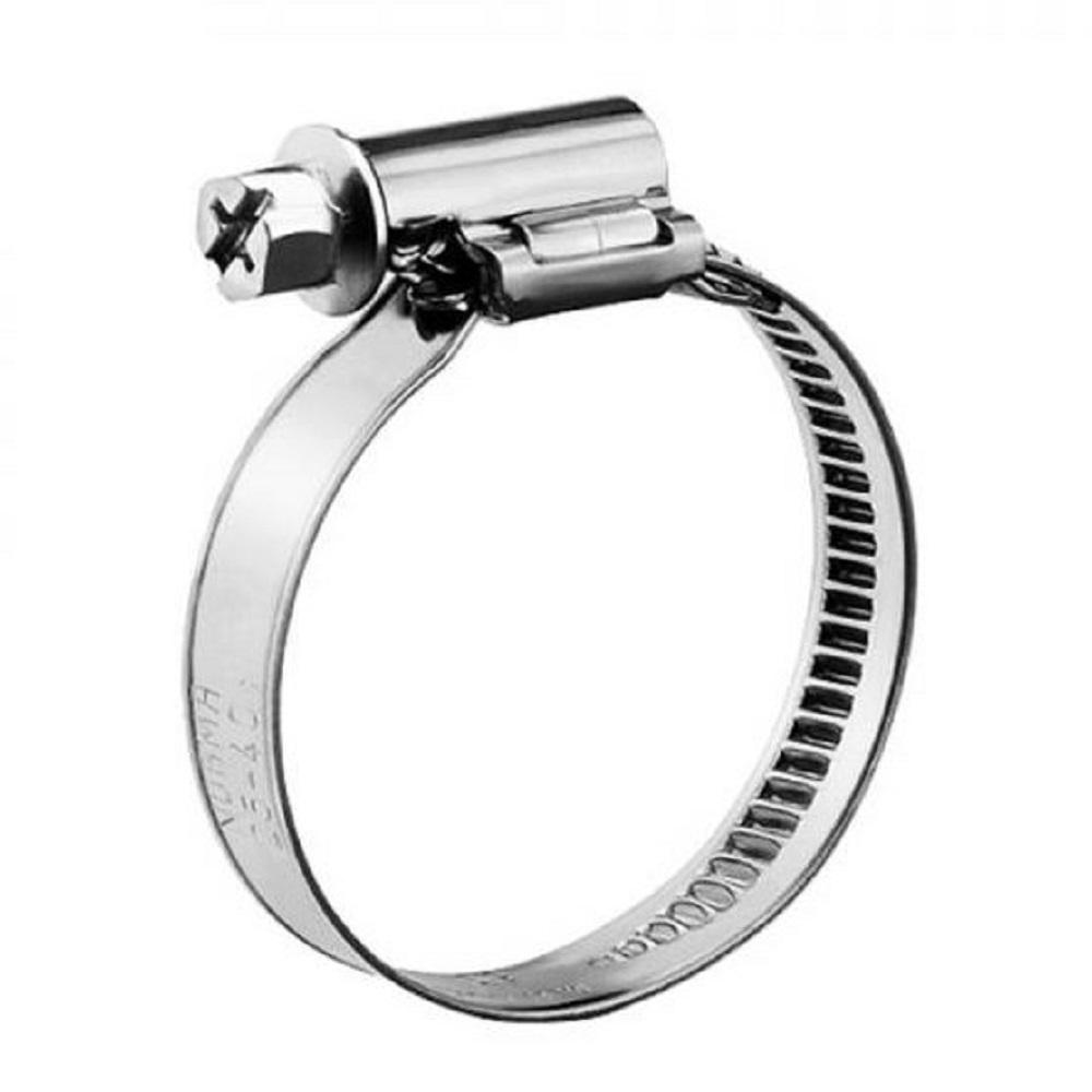 Abrazadera de tornillo NORMA TORRO - Ancho de banda 9 mm - Acero/acero inoxidable W2- Rango de sujeción-Ø 8 pulgadas a 280-300 mm