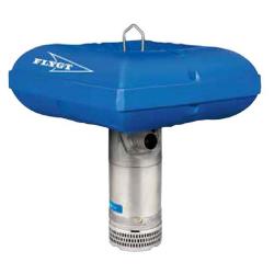 Flydeponton PFR 25 til Flygt 2610 mudderpumpe
