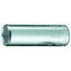 Steeksleutelbus 1/4" - lang - 6-kant - SW 3/16 tot 1/2 inch