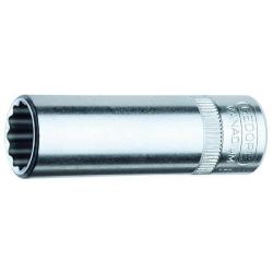 Steeksleutelbus 1/4" - lang - 12-kant UD-profiel - SW 3/16 tot 1/2 inch