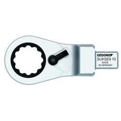 Plug-in cricchetto - reversibile - 9 x 12 mm cavità rettangolare