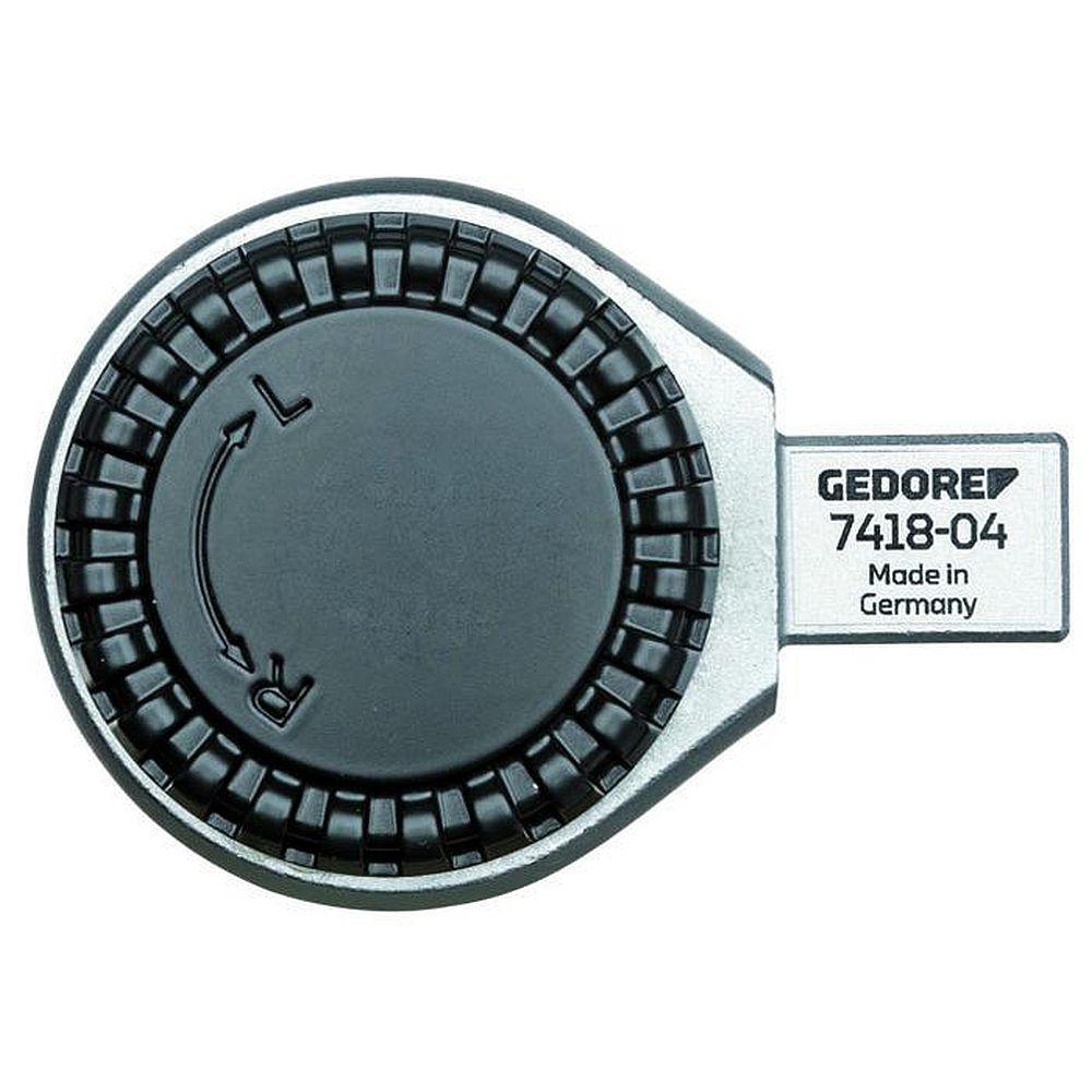 Einsteckumschaltknarre - 14 x 18 mm enregistrement rectangle - angle de pivotement arrière 7,2 °