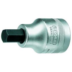 Steeksleutel-inzetstuk - aandrijving 1″ - SW 17 mm inwendige 6-kant