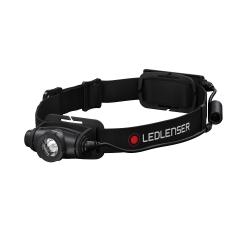 LED-forlygte - Ledlenser® H5R Core - lysområde 30 til 200 m - lysvarighed 2 til 50 timer - farve sort