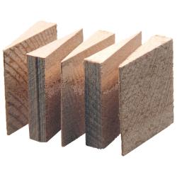 Wedge set - red beech - 5 pieces