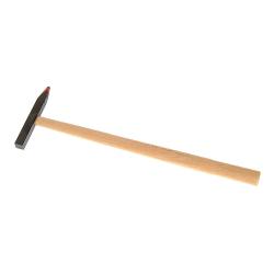 Tile hammer - special steel - carbide tip - pointed - ash handle - weight 50 to 75 g