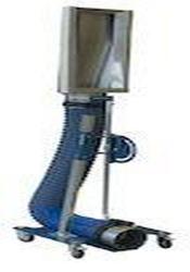 Soporte regulable en altura con ruedas - acero