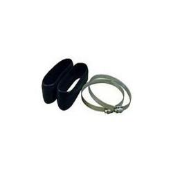 Collier de serrage avec couvercle en caoutchouc - Ø 75 à 200 mm - UE 2 pièces - Prix par UE