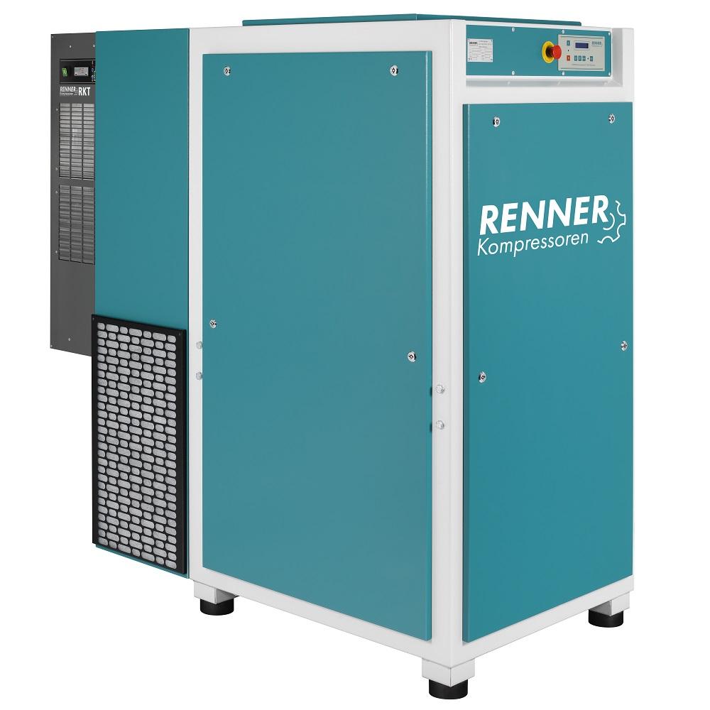 RENNER schroefcompressor RSK en RSK-PRO 3,0 tot 45,0 kW - 13 bar - met koeldroger - verschillende uitvoeringen