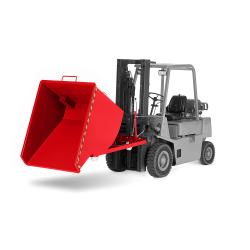 Hakkurin tyyppi RSK-S 50 - pitoisuus 500 dm³ - mitat 1280 x 1350 x 810 mm - kantokyky 1000 kg - eri malleja