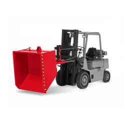 Hakevaunu tyyppi RUK-S 50 - kapasiteetti 500 dm³ - mitat 780 x 1400 x 680 mm - kantavuus 1200 kg - eri versiot