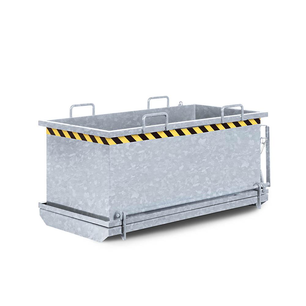 Kokoontaitettava taitettava lattiakontti RKB 75 - sisältö 750 dm³ - mitat 1650 x 850 x 845 mm - kantavuus 1250 kg - eri versiot