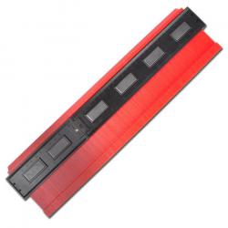 Contourenafnemer - kunststof - gebruikslengte 381 mm - met mm- en inch-schaalverdeling