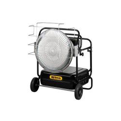 Infrarood-olieverwarming RH 35 - Verwarmingsvermogen 30 kW - Tankinhoud 53 l - Olieverbruik 2,5 kg/h - Spanning 230 V/50 Hz
