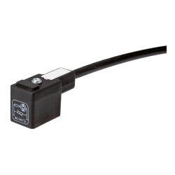 Spina standard per bobine magnetiche - spina taglia 1 - tensione 24 V AC / DC - con cavo da 3 a 10 m