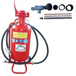 Aparato de chorreado a presión - con accesorios - para el chorreado de carbonización - consumo de aire de 500 a 800 l/min