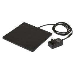 Placa calefactora de goma para pequeños animales y aves de corral - 24x24 cm - 18W.
