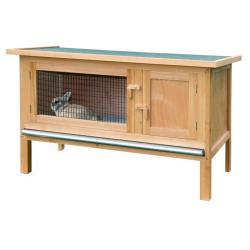 Maison pour rongeurs FRED - avec toit ouvrant en bitume - longueur 100 cm - largeur 45 cm - hauteur 62 cm