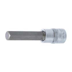 Prese a bussola 1/2" esagonale-100 mm di lunghezza - Presa a bussola esagonale 14 mm