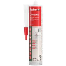 Bouwlijm Crystal MS - Kleur: glashelder - Inhoud: 290 ml