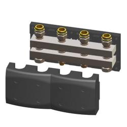 Verdeler met geïntegreerde hydraulische scheiding en instelbare bypass - 1" - voor één tot drie zones