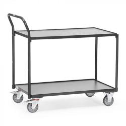 Bordvogn - modulsystem - 2 svingbare og 2 faste hjul - lastekapasitet opp til 600 kg - 850x500 til 1200x800 mm